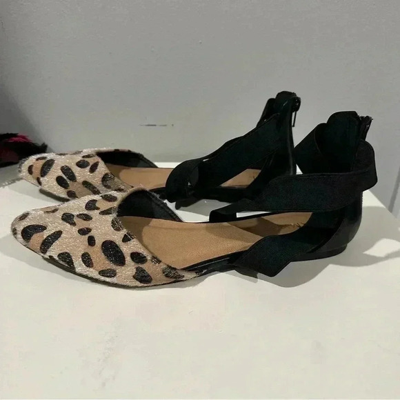 Rampage PARYSS Leopard Flat Zip Back Women's Shoes Size 7.5 - Picture 6 of 10